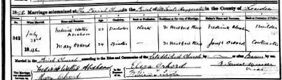 Frederick Walter Abraham's marriage record
