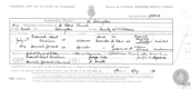 Frederick Abraham's marriage record