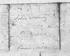 Note on back of John Christian's Marriage Certificate