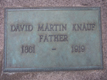 David Martin Knauf's Headstone