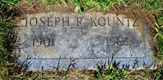 Joseph R. Kountz's Headstone