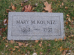 Mary Limberger Kountz's Headstone