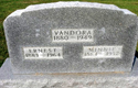 Earnest, Minnie, Vandora Massey Headstone