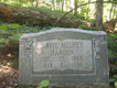 Artie Tomes Hardin's Headstone