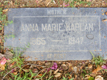 Annabelle Maria's gravestone