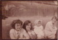 Aunt Dolly, Nan and Patricia Parker and unknown person Aunt Dolly, Nan and Patricia Parker and unknown person